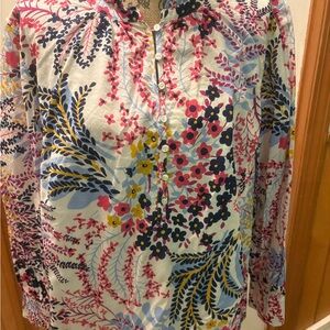 Talbots Floral Blouse